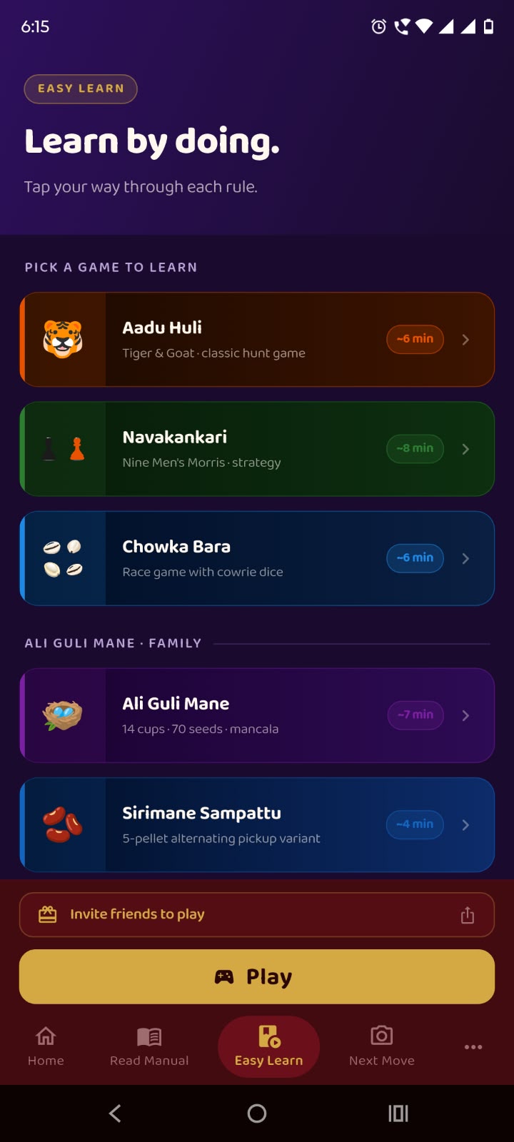 TolluGatti app — Easy Learn